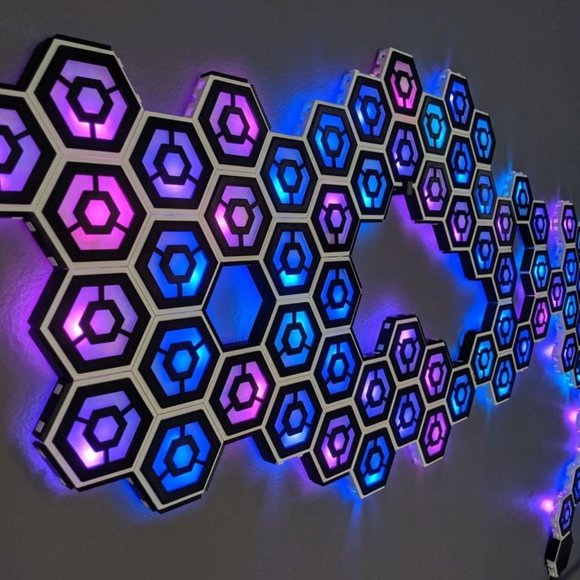 3d Printed Hexagon Lights